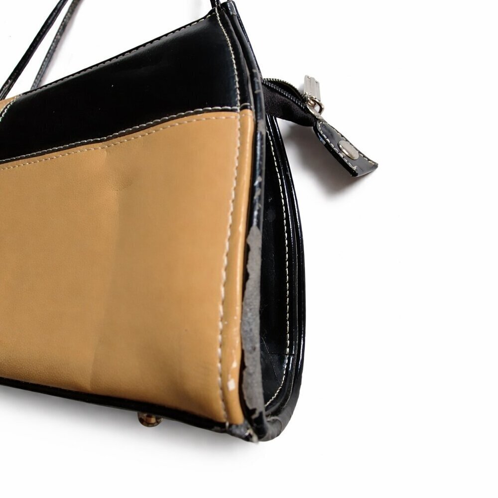 Kate Spade New York Black Tan Colorblock Shoulder Bag Purse (See Description) - Picture 5 of 10